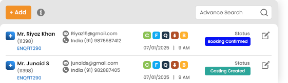FIT Booking Management
