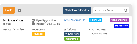Series Booking Management